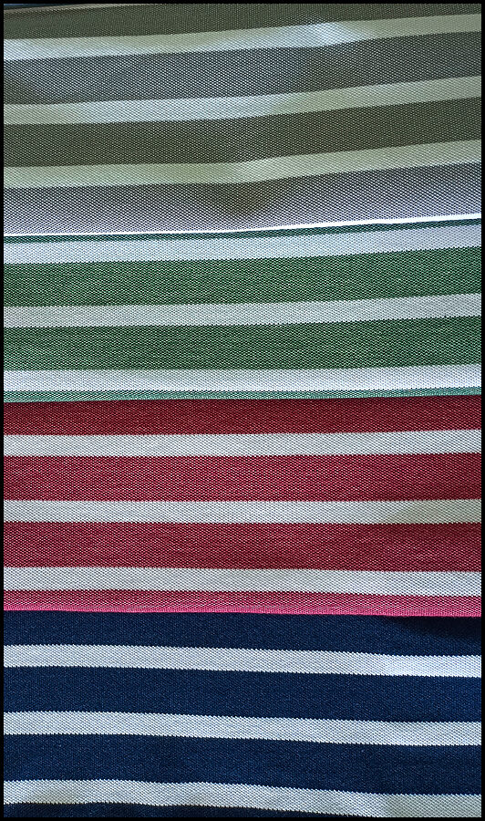 Cotton/Pique with/without Lycra Stripe Fabric Myakan Knits India Pvt